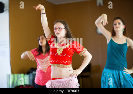 Adolescente, SINDROME DI DOWN Foto Stock