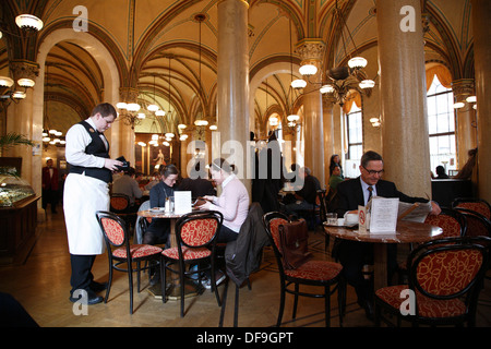 Il Cafe Central, Vienna, Austria, Europa Foto Stock