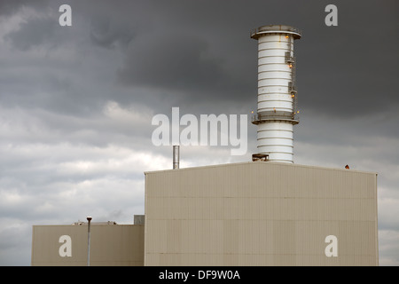 Centrale elettrica a gas Foto Stock