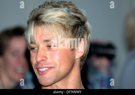 Mitch Hewer presso la premiere del film di 'Filth", Londra, 30 settembre 2013. Foto Stock