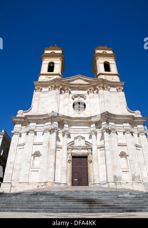 Chiesa di Sant Anna nel centro di Cagliari - Sardegna Foto Stock