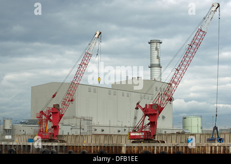 Centrale elettrica a gas Great Yarmouth REGNO UNITO British Foto Stock