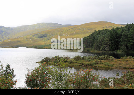 Lough Beagh nel Castello e Parco nazionale di Glenveagh nella Contea di Donegal, Irlanda. Foto Stock