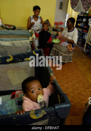 La Creche Othandweni in Durban città interna, Agosto 21, 2008. Rogan Ward Foto Stock