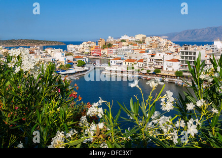 Agios Nikolaos. Creta, Grecia Foto Stock