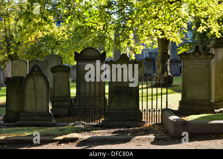 Greyfriars Kirkyard, Edimburgo, Scozia Foto Stock