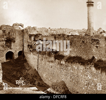 Gerusalemme Pool di Bethesda probabilmente 1870s Foto Stock