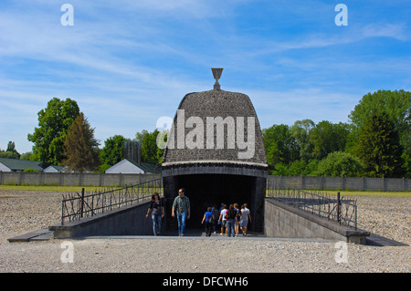 Dachau, campo di concentramento, Memoriale, memoriale ebreo, Baviera, Germania, Europa. Foto Stock