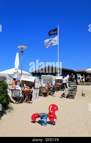 Ristorante sulla spiaggia SANSIBAR vicino a Rantum, isola di Sylt, Schleswig-Holstein, Germania Foto Stock