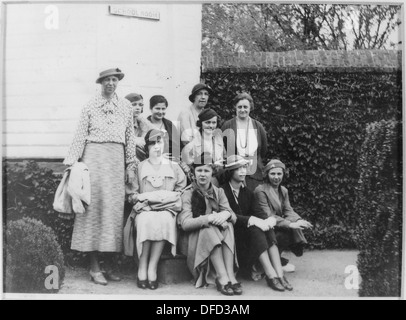 Eleanor Roosevelt a Tod Hunter Scuola visita al Monte Vernon, Virginia 196628 Foto Stock