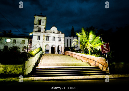 Sao Francisco Chiesa di Sao Francisco quartiere, São Sebastião città, Sao Paulo, Brasile Foto Stock