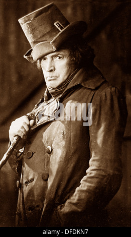 Sir John Martin-Harvey - attore - periodo Vittoriano Foto Stock