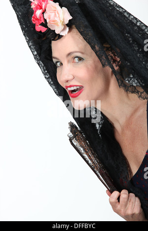 Ballerina di flamenco Foto Stock