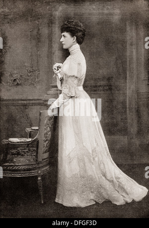 Alexandra della Danimarca, 1844 - 1925. La regina del Regno Unito e Imperatrice dell India come la moglie di King-Emperor Edward VII. Foto Stock