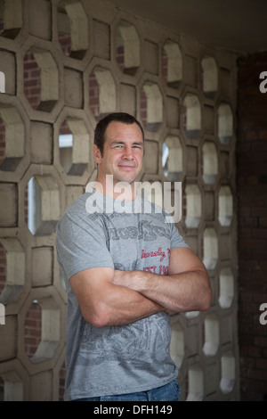 Adrian Morley, Salford Red Devils Rugby League player Foto Stock