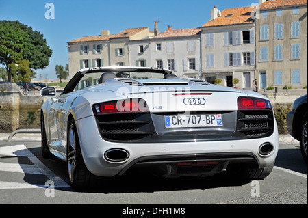 Audi R8 Cabrio auto sportiva Foto Stock