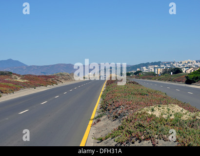 Grande autostrada lungo Ocean Beach, San Francisco Foto Stock