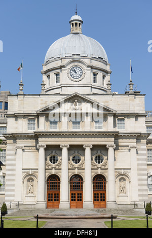 Dipartimento del Taoiseach (il titolo del vice primo ministro) presso gli edifici del governo. Dublino, Merrion Street, Irlanda. Foto Stock