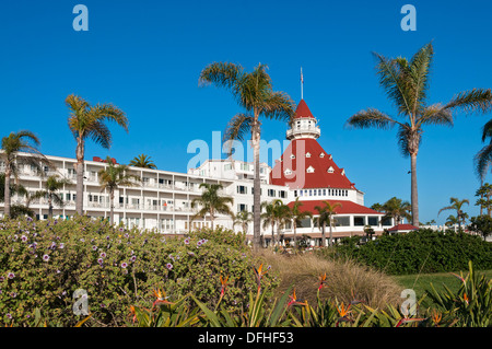 California, San Diego, Coronado Island, Hotel del Coronado Foto Stock