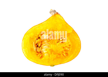 Arancione Zucca di Hokkaido (Red kuri squash) Foto Stock