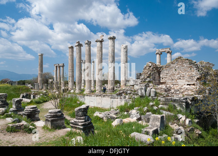 Il Tempio di Afrodite nell'antica città greca di Afrodisias in Geyre, Turchia Foto Stock