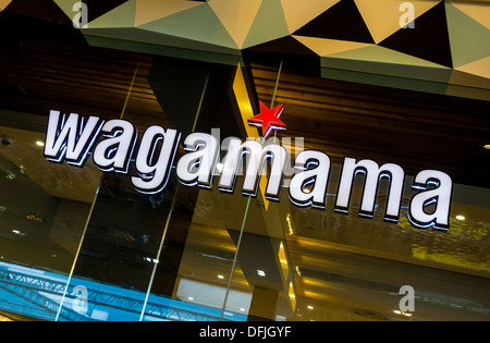 Wagamama ristorante giapponese e il centro commerciale Westfield Stratford Foto Stock