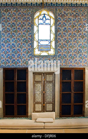Turchia, Istanbul, il palazzo di Topkapi, Enderun library, libreria di Ahmed III Foto Stock