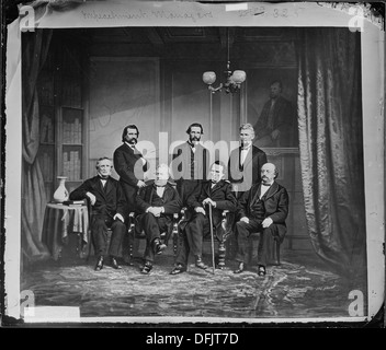 Comitato di impeachment, Gen. John A. Logan, l'on. Thaddeus Stevens, Pa., l'on. Thomas Williams, Pa., l'on. James A.... 528503 Foto Stock