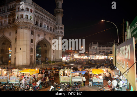 Monumento Charminar Hyderabad Foto Stock