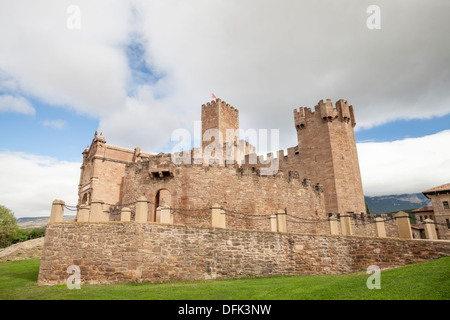 Castello di Javier, Santuario di Javier, Javier, Navarra, Spagna Foto Stock