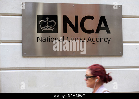 Regno Unito, Londra : La criminalità nazionale agenzia sede di NCA sono illustrati nel centro di Londra il 7 ottobre 2013. Foto Stock