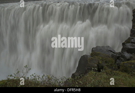 Cascata di Dettifoss Nord Islanda Foto Stock