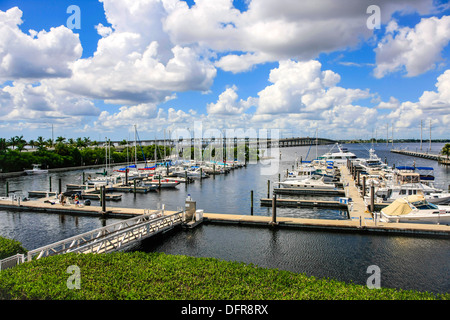 Punta Gorda Marina in SW Florida Foto Stock