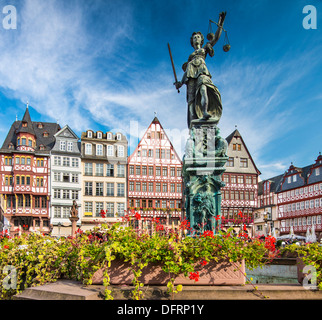 La città vecchia di Francoforte in Germania. Foto Stock