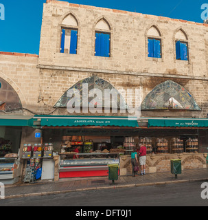 La famosa panetteria Abulafia, il Jaffa-basato boulangerie Foto Stock