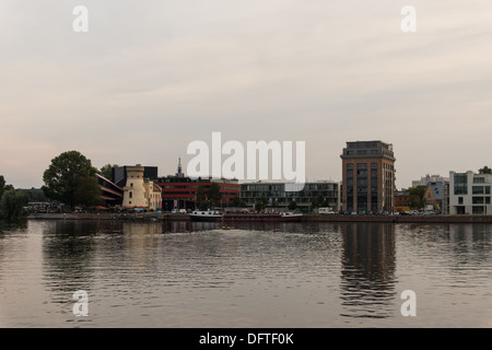 Lo skyline di Potsdam dal mare Foto Stock