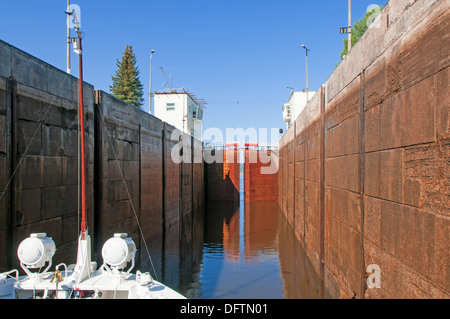 Chiusa del canale Volga-Don Lenin nome. La Russia Foto Stock