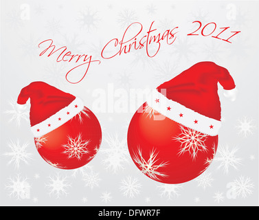 Abstract Merry Christmas background. Eps vettoriali10 illustrazione Foto Stock