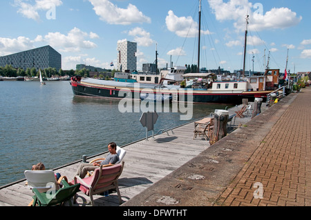 ( Amsterdam Zeeburg -- Java - KNSM Eiland - ) Paesi Bassi Olandese moderno city town Foto Stock