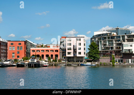 ( Amsterdam Zeeburg -- Java - KNSM Eiland - ) Paesi Bassi Olandese moderno city town Foto Stock