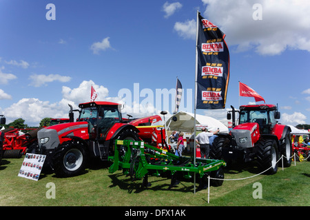 Unione di frontiera mostrano, a Kelso, Scozia, evento annuale Luglio - Macchine agricole Foto Stock