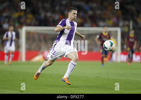 Barcellona, Spagna, 5 ottobre 2013. 5 Ottobre, 2013. Antonio Rukavina (Valladolid) Calcio : Spagna " Liga Española" corrispondono tra Barcellona e Valladolid, allo stadio Camp Nou a Barcellona, Spagna, 5 ottobre 2013 . © AFLO/Alamy Live News Foto Stock