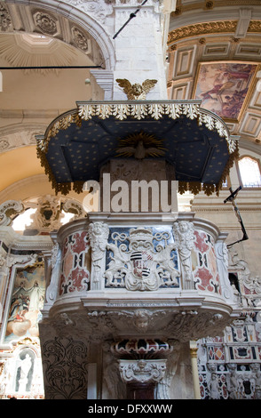 Cattedrale di Cagliari in Cagliari - pulpito - Sardegna Foto Stock