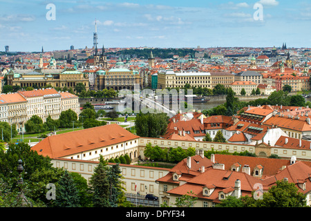 Stare Mesto (Città Vecchia) visualizza, Praga, Repubblica Ceca Foto Stock