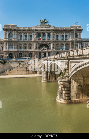 Corte Suprema di Cassazione (Corte Suprema di Cassazione) nel Palazzo di Giustizia (Palazzo di Giustizia), Roma, Lazio, l'Italia, Europa Foto Stock