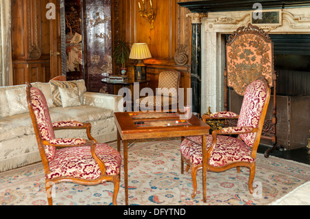 Sala giochi nel castello di Leeds, vicino a Maidstone Kent, Inghilterra Foto Stock