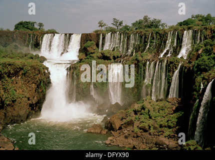 Cascate di Iguazu, Lower Iguazu Falls, Iguazu National Park, Argentina, Sud America Foto Stock