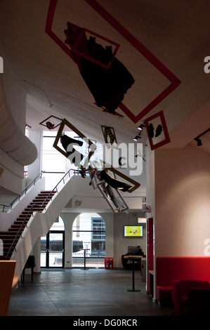 Vista interna del rinnovato Rep Theatre, Birmingham, Regno Unito Foto Stock