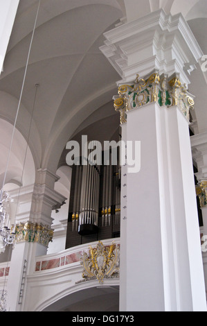 Jesuitenkirche, la Chiesa Gesuita, da Johann Adam Breunig, 1712-59, Merienstrasse, Heidelberg, Baden-Württemberg, Germania Foto Stock