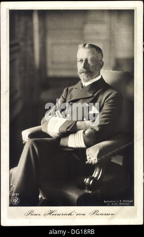 Ak Prinz Heinrich von Preußen, Großadmiral, NPG 4181; Foto Stock